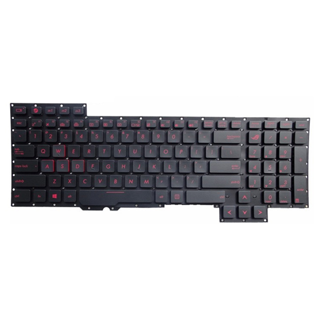 Laptop US keyboard for Asus ROG G752VT